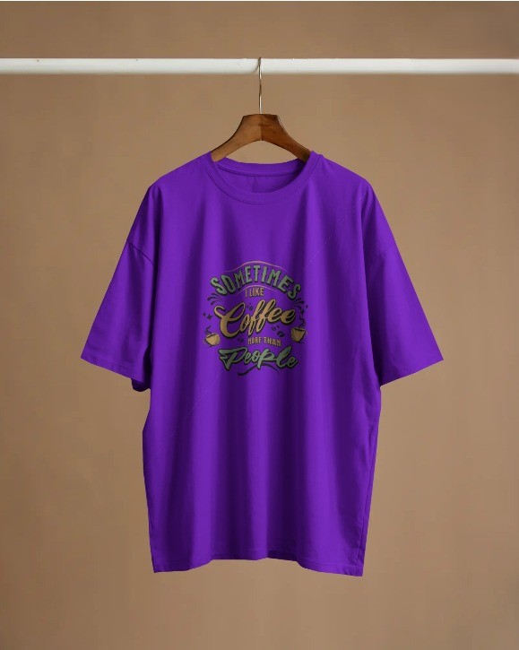 Coffee Lovers Oversized T-Shirts